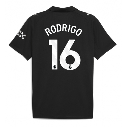 Billige Fotballdrakt Manchester City Rodri Hernandez #16 Replika Bortedrakt 2025-26 Kortermet Billige Fotballdrakt Manchester City Rodri Hernandez #16 Replika Bortedrakt 2025-26 Kortermet